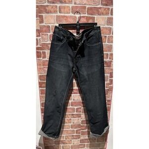PJMark Relaxed Fit W32 L32 Dark Blue Jeans Cuffed Hem‎ Style